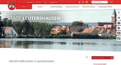 Desktop Screenshot of leutershausen.de